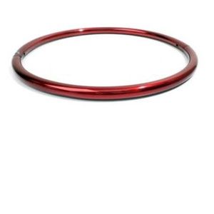 17" Red Eternity Gorean Style BDSM Collar